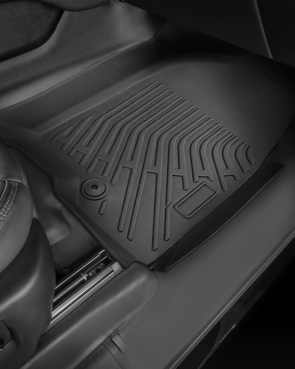 All Weather Floor Mats for Chevy Tahoe 2025-2021/ for GMC Yukon 2025-2022 (Only for 7 Seater), Custom Fit for Front 2nd 3 Row Backseat Floor Liners & Trunk Mats, Heavy Duty TPE Car Black Accessories - Image 4