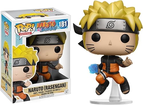 Miniatura 2 de Naruto Shippuden - Naruto (Rasengan) Funko Pop! Figura de vinilo (incluye funda protectora compatible con POP Box)
