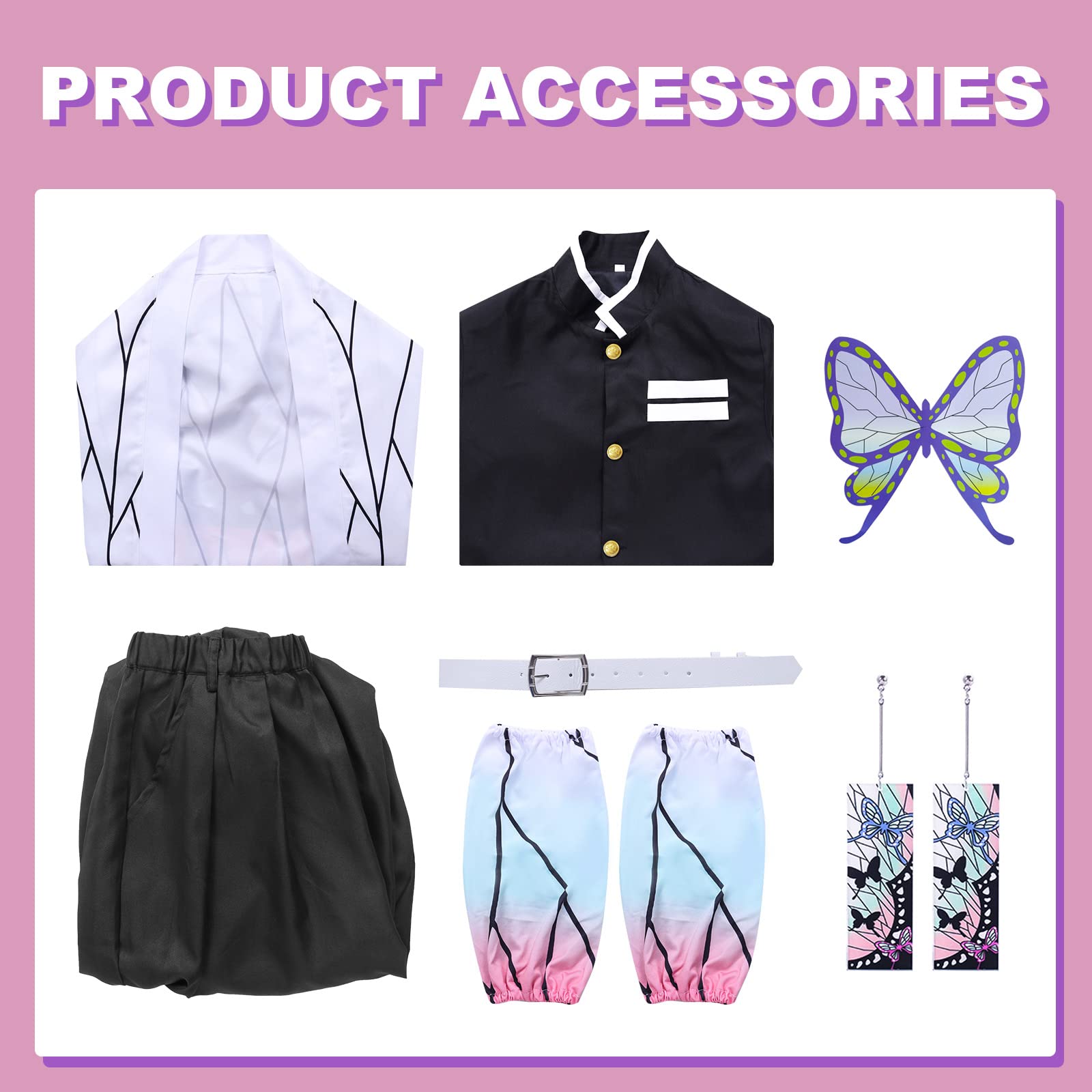 Kochou Shinobu Cosplay Costume Demon Slayer Cosplay Costume Kimono Kochou Shinobu Cosplay Costume Demon Slayer Cosplay Costume Kimono