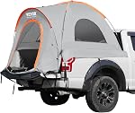 VEVOR Tente de camion de ramassage, Tente pour camion de 5,0-6.7ft pour le camping, étanche PU2000mm 2-3 personnes lit de camion de couchage Tente avec double couche de conception, pour le camping Voyage activités en plein air