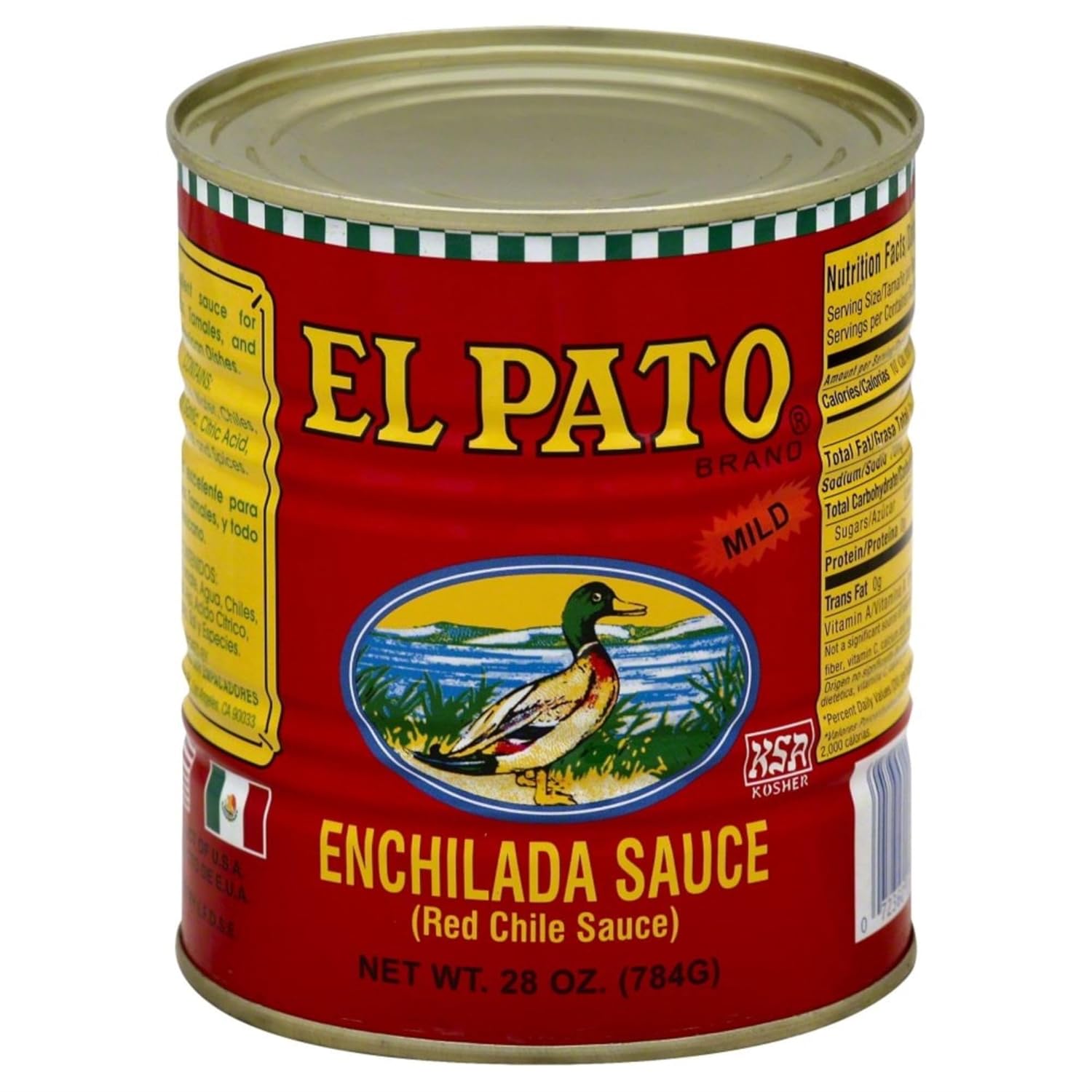 El Pato Red Enchilada Sauce 28 oz (Pack of 12)