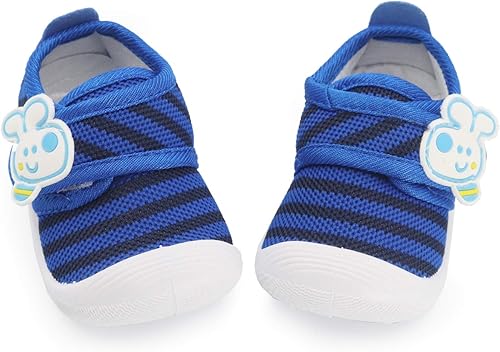 Miniatura 4 de WILLFUN Zapatos chirriantes para bebés, niños y niñas, tenis para primeros caminos, suela suave, para niños pequeños de 0 a 3 años