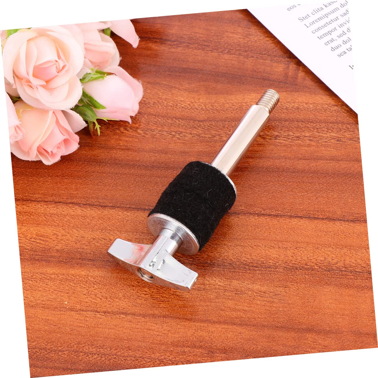 Yardwe Cymbal Stacker Iron Plating Drum Hanging Screw for High Pitch Drums for Musicians Easy Installation Polished Design Performance