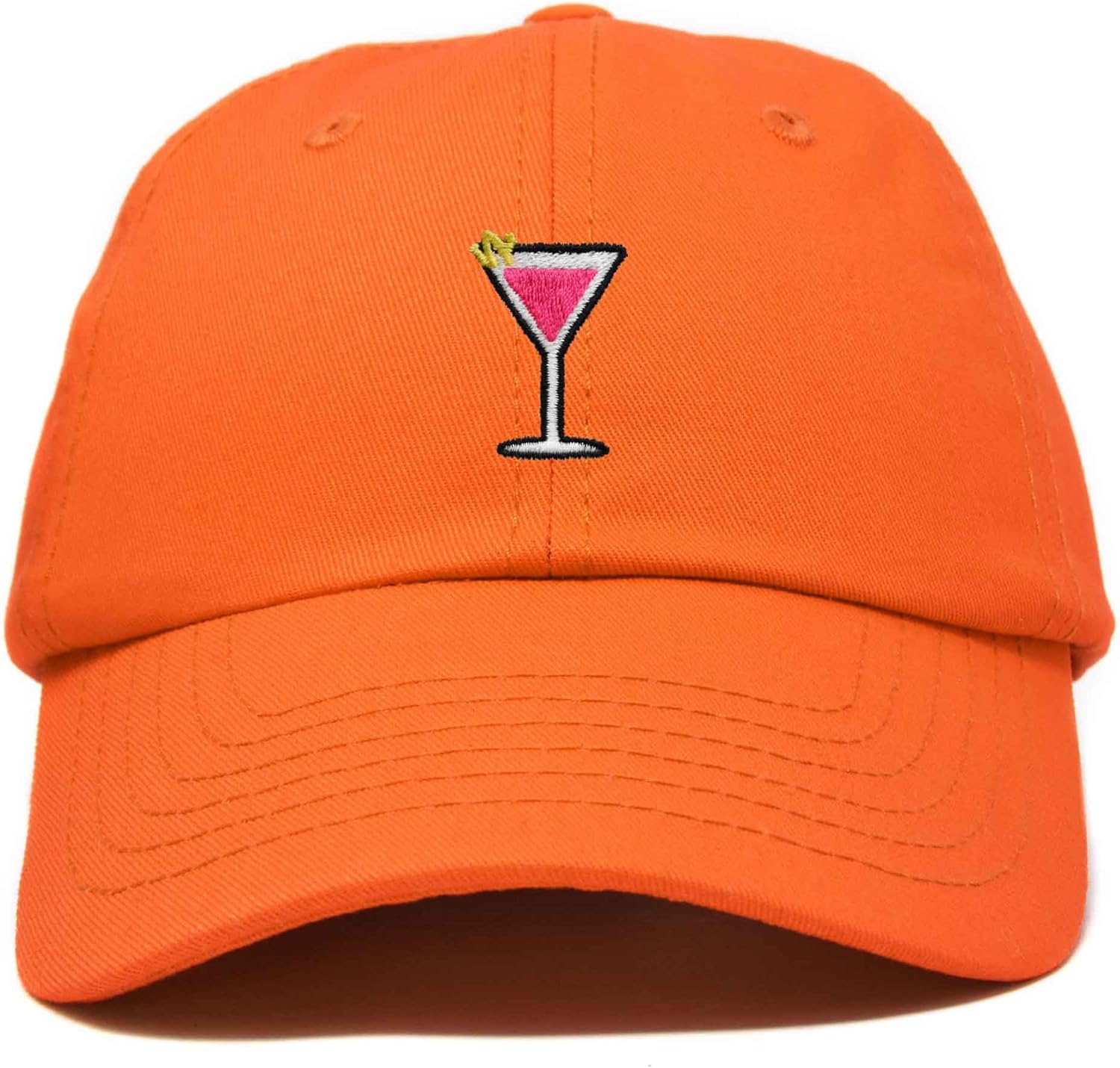 DALIX Cosmo Embroidered Cap Cotton Cosmopolitan Baseball Cute Cool Dad Hat Womens