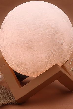 3D Moon Shaped Decorative Night Light