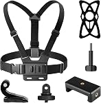 AKASO Outdoor Sports Action Camera Accessories Kit 42 in 1 for AKASO EK7000/ Brave 4/Gopro Hero 11 12 13 /DJI OSMO Action 4/5/5 Pro ODDV in Swimming Any Other Outdoor Sports
