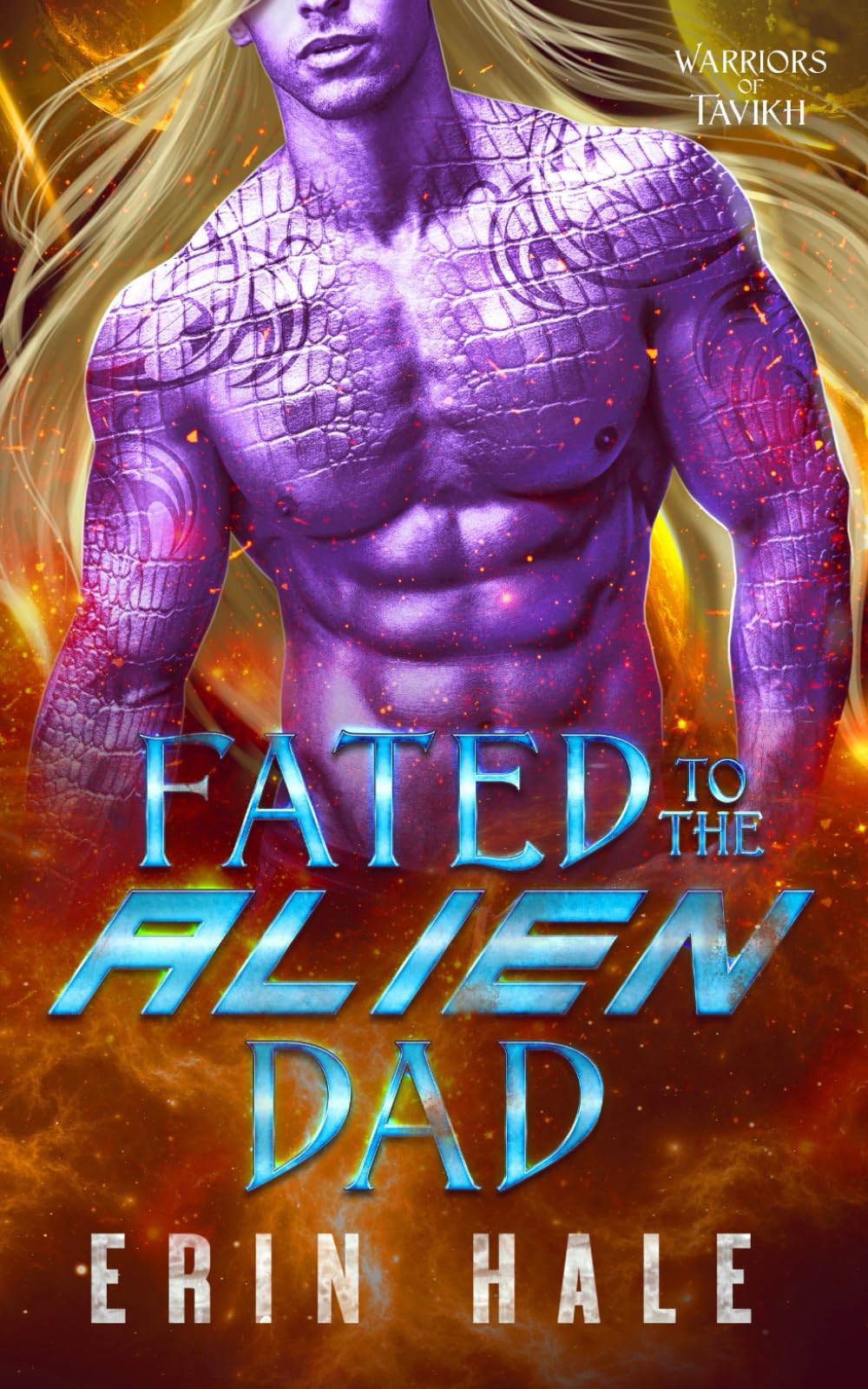 Fated to the Alien Dad: A Fated Mates Alien Romance (Warriors of Tavikh)
