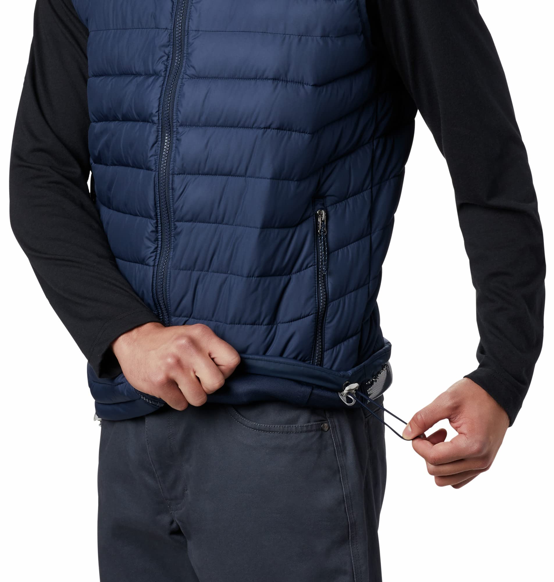 Columbia Powder Lite Vest Doudoune sans manches Homme , Collegiate Navy , L