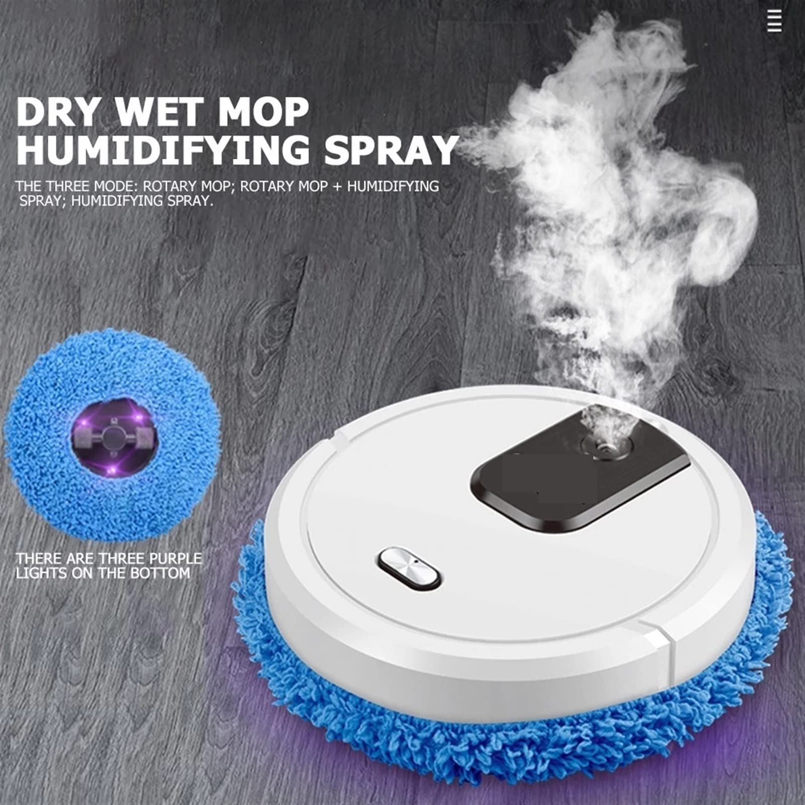 Robot Nettoyeur Balayeur Et Laveur De Sols Intelligent - Neuf, Garantie 3 Ans, Pour Sols Durs