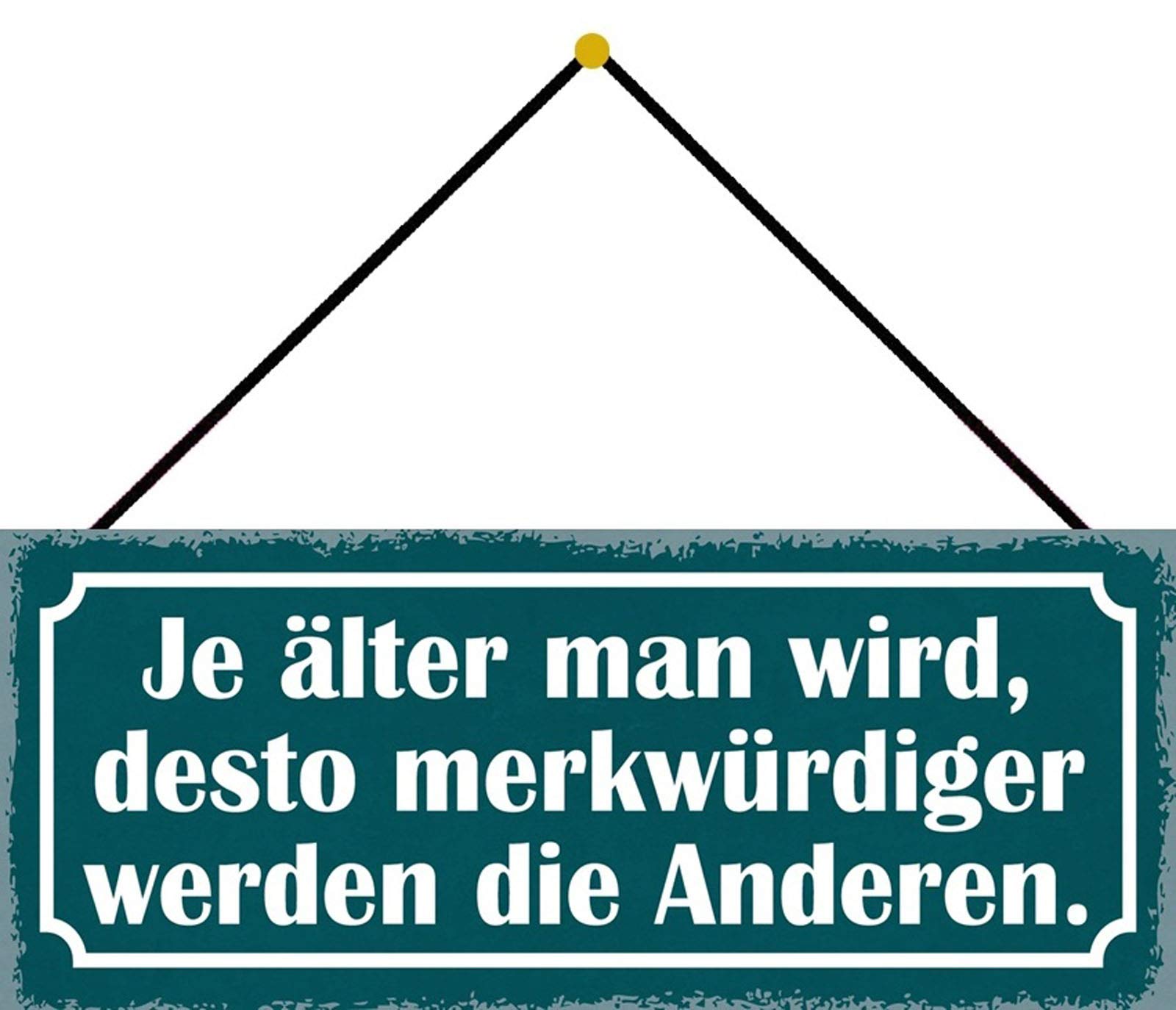 Schatzmix Tin-Plate Sign, Sheet metal, Multicoloured, 27x10 cm