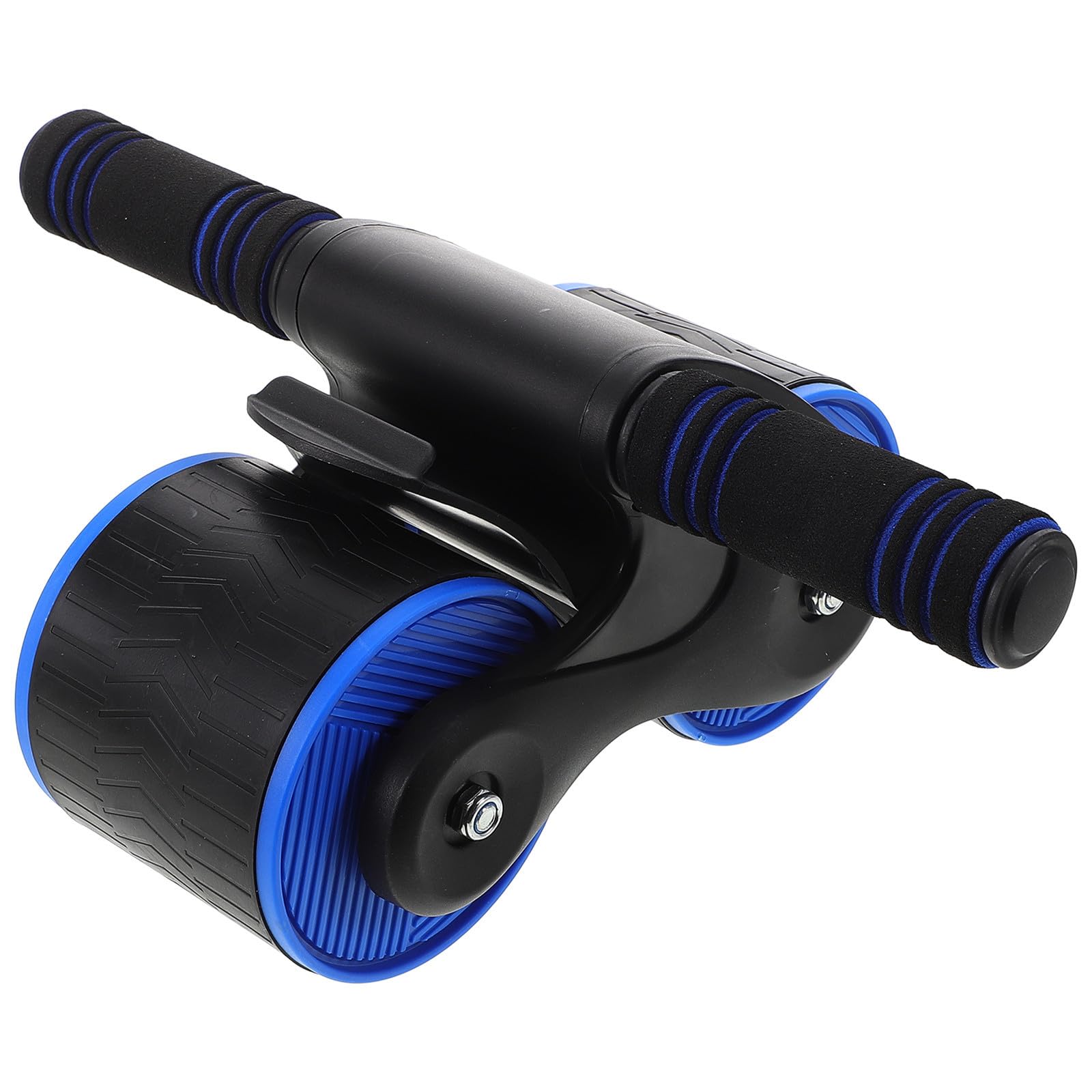 POPETPOP Rodillo para Abdominales Rueda de Goma y Acero, Equipo Compacto para Ejercicios Abdominales en Casa o Gimnasio, Añade Intensidad al Entrenamiento Core