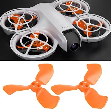 2 Pairs Drone Propellers Blade Kit Orange Compatible with DJI Neo 2