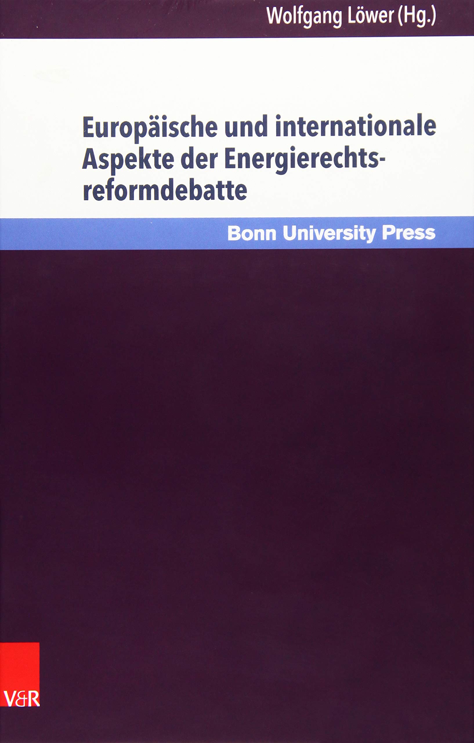 Europäische und internationale Aspekte der Energi: Bonner Gespräch zum Energierecht, Band 8