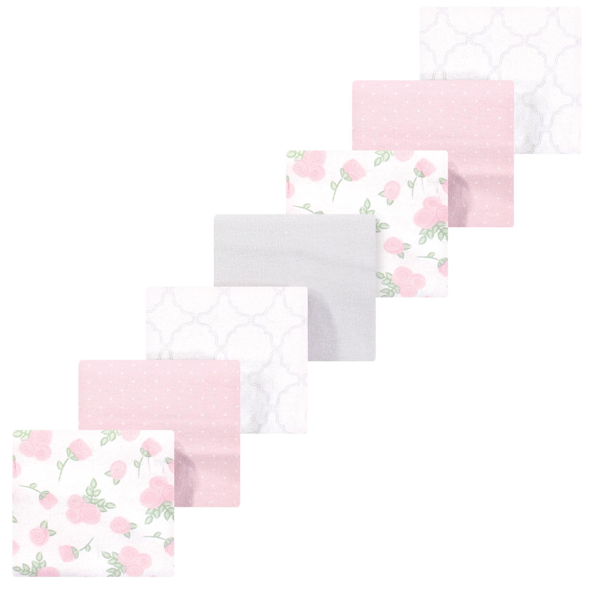 Luvable Friends Little Treasure Flannel Receiving Blankets 7pk