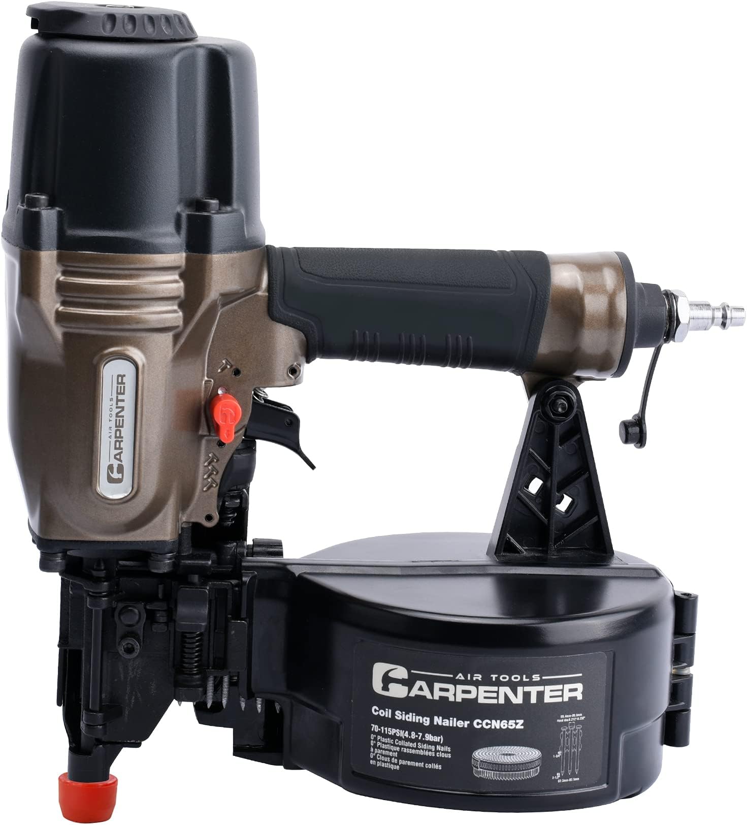 Complete CN565Z ProGrade 0° Siding Coil Nailer, 11/4" 2