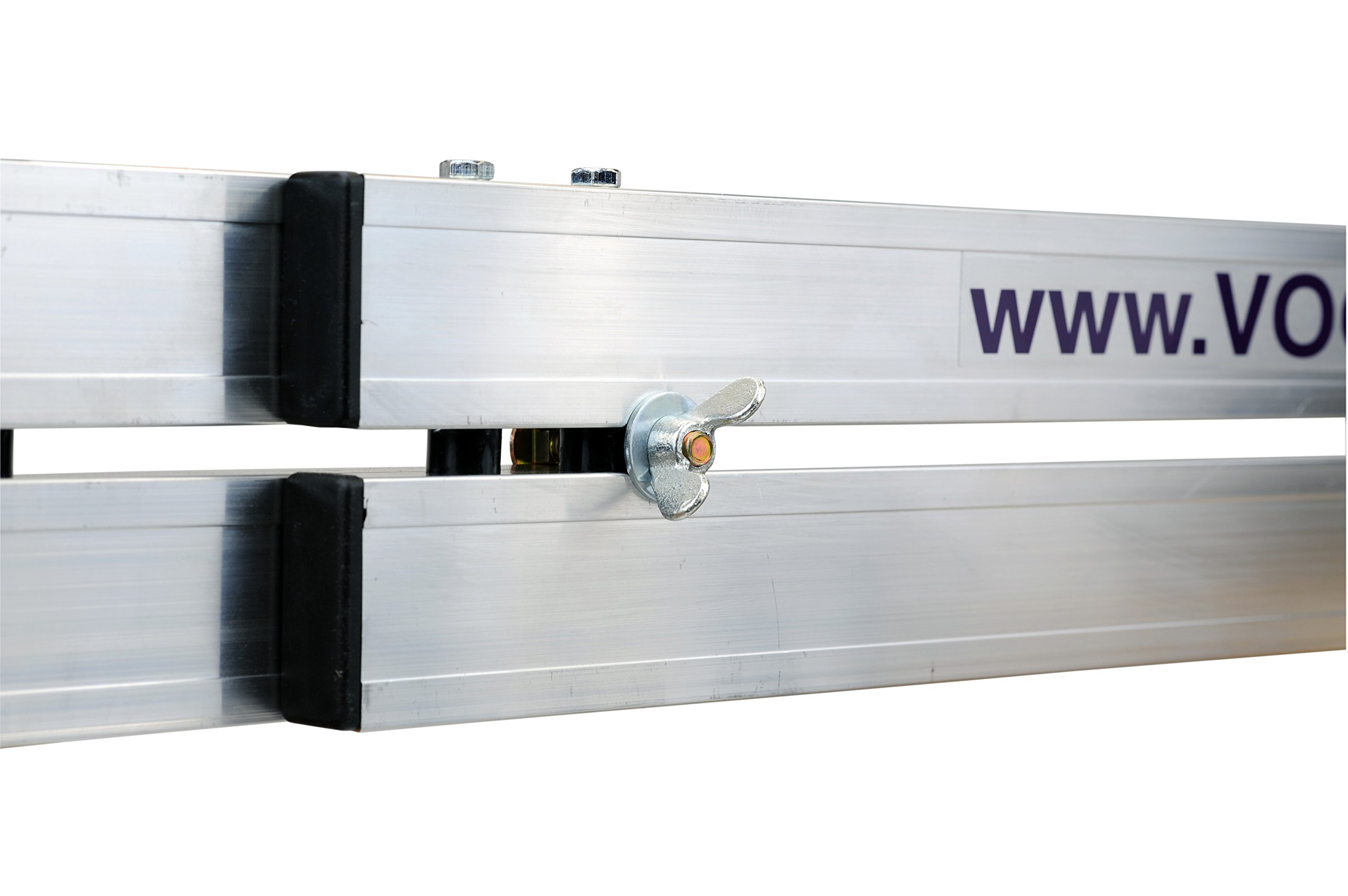 Vogtech verstellbare Abziehschienen H3 95-150cm