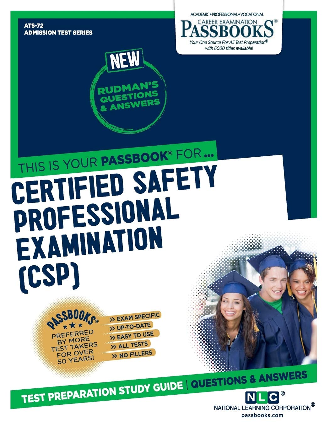 Certified Safety Professional Examination (CSP) (ATS-72): Passbooks Study Guide (72) (Admission Test Series)