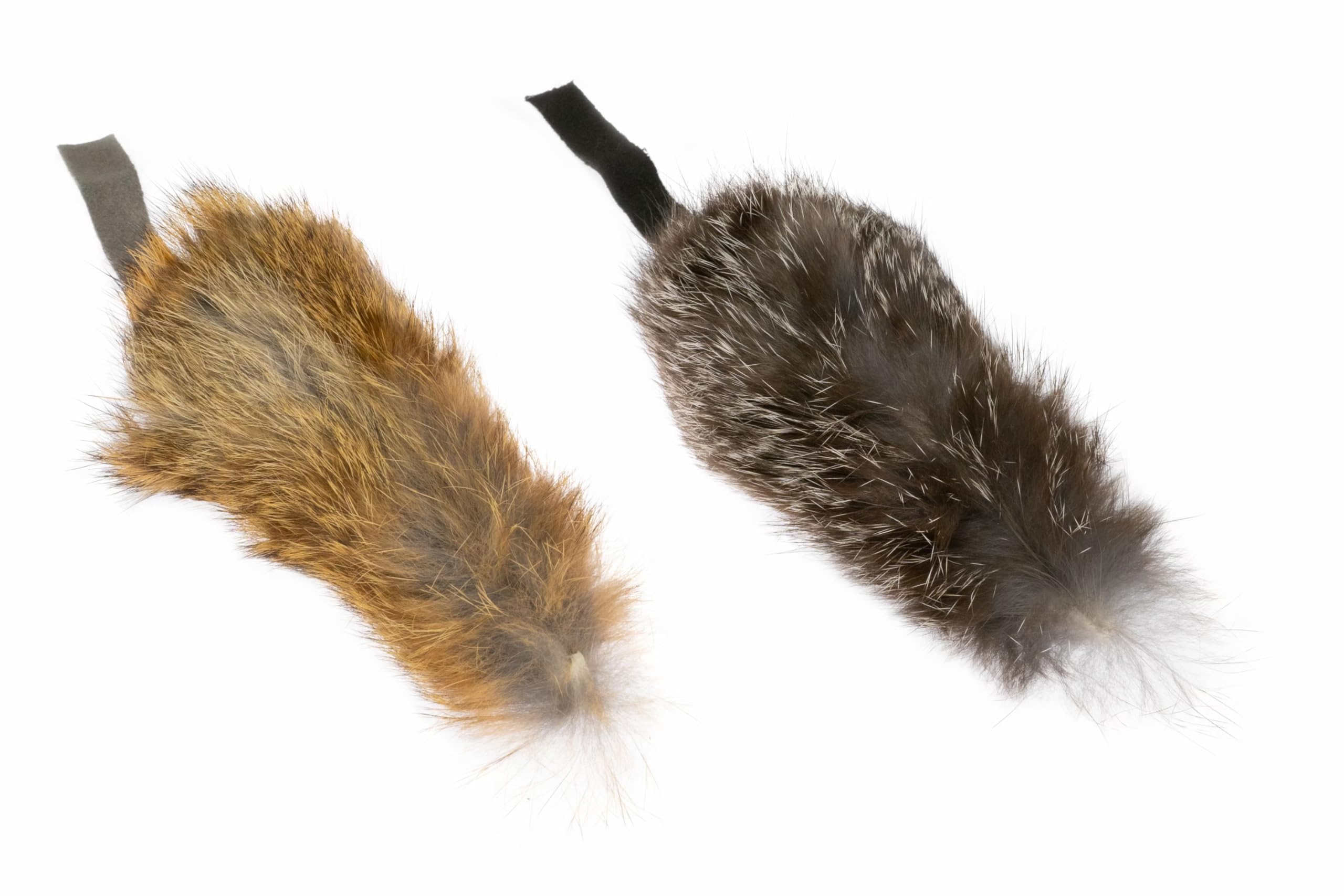 Juguete para gatos de auténtica piel de conejo – Juego de 2 – perfecto para vivir el instinto de caza y diversión – sin ojos de plástico