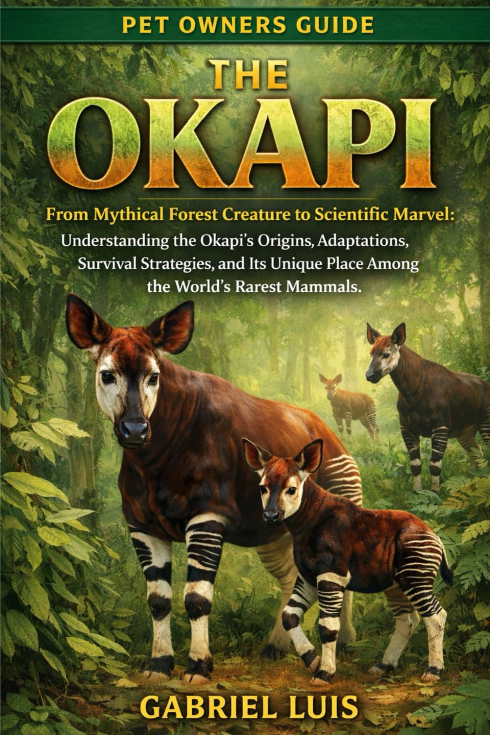 THE OKAPI: From Mythical Forest Creature to Scientific Marvel: Understanding the Okapi’s Origins, Adaptations, Survival Strategies, and Its Unique Place Among the World’s Rarest Mammals.