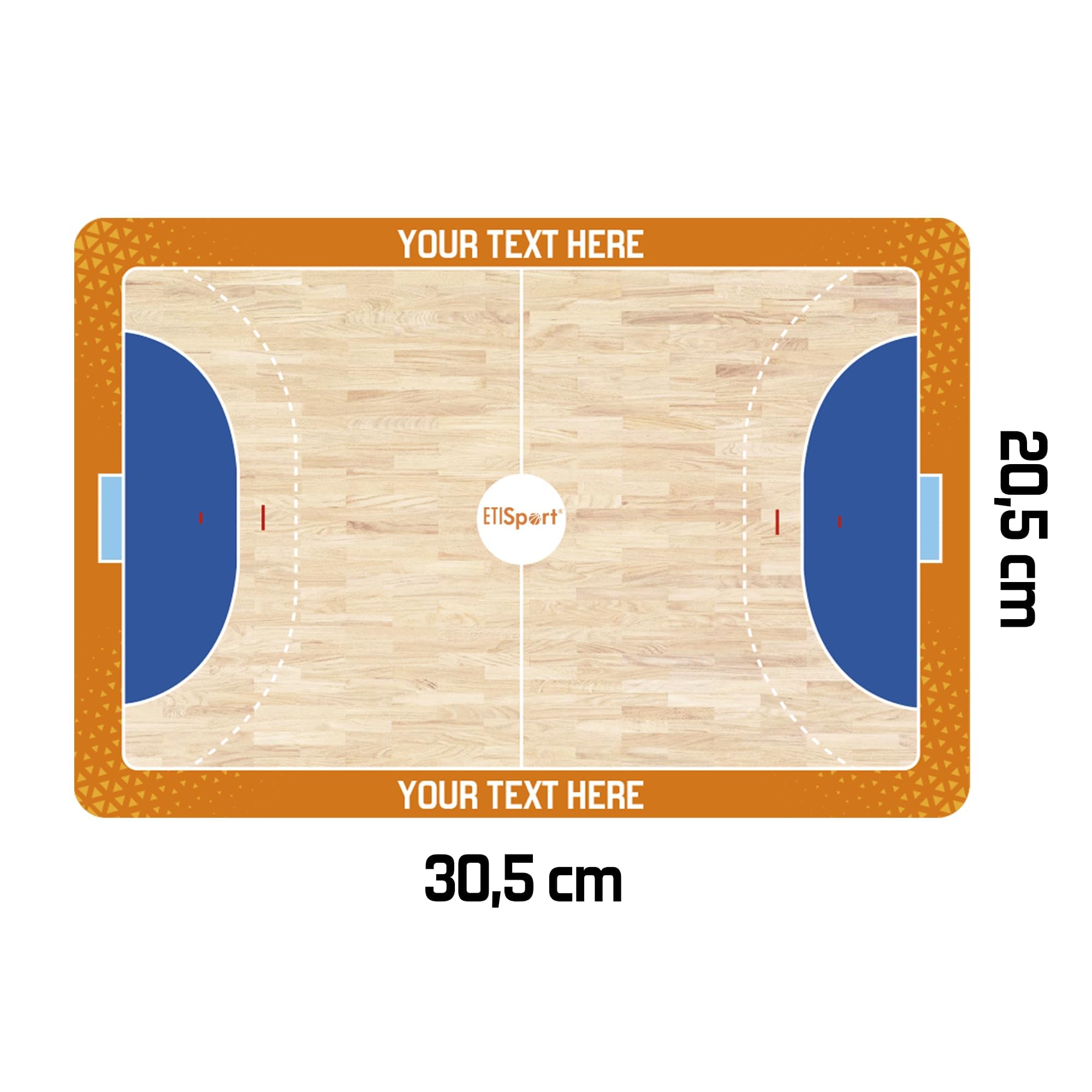 Pizarra táctica Deportes para Entrenador Personalizada con Nombre y Escudo del Club. Tablero de borrado en seco