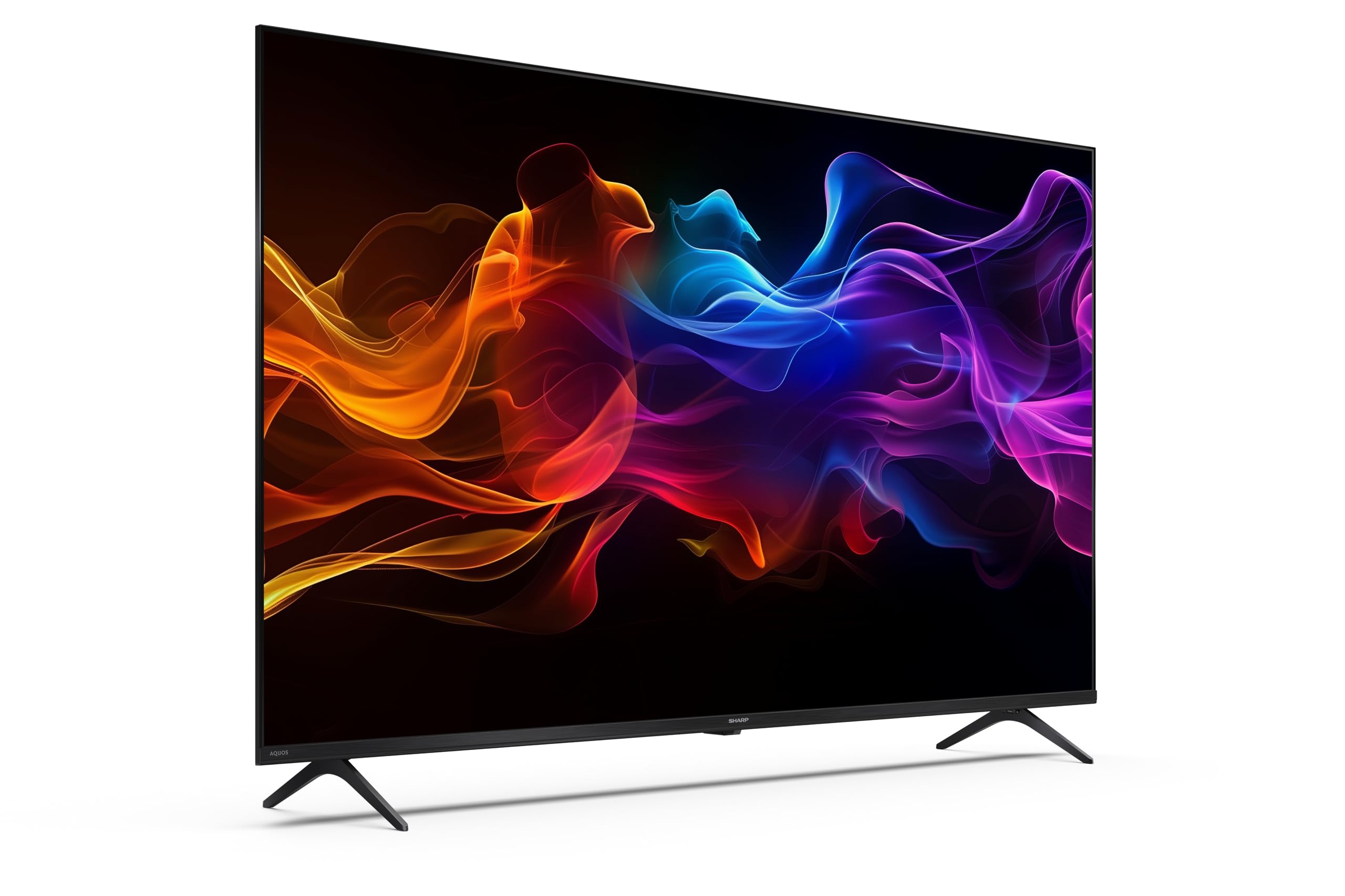 Sharp 50HP5365E - GOOGLE TV, 50" UHD, FRAMELESS, 60Hz, QLED, HDR10, Dolby Vision HDR, Google Assistant con microfono, Chromecast, Bluetooth, DOLBY Atmos 2x12W, HDMI 2.1 x4, USBx2, Colore nero