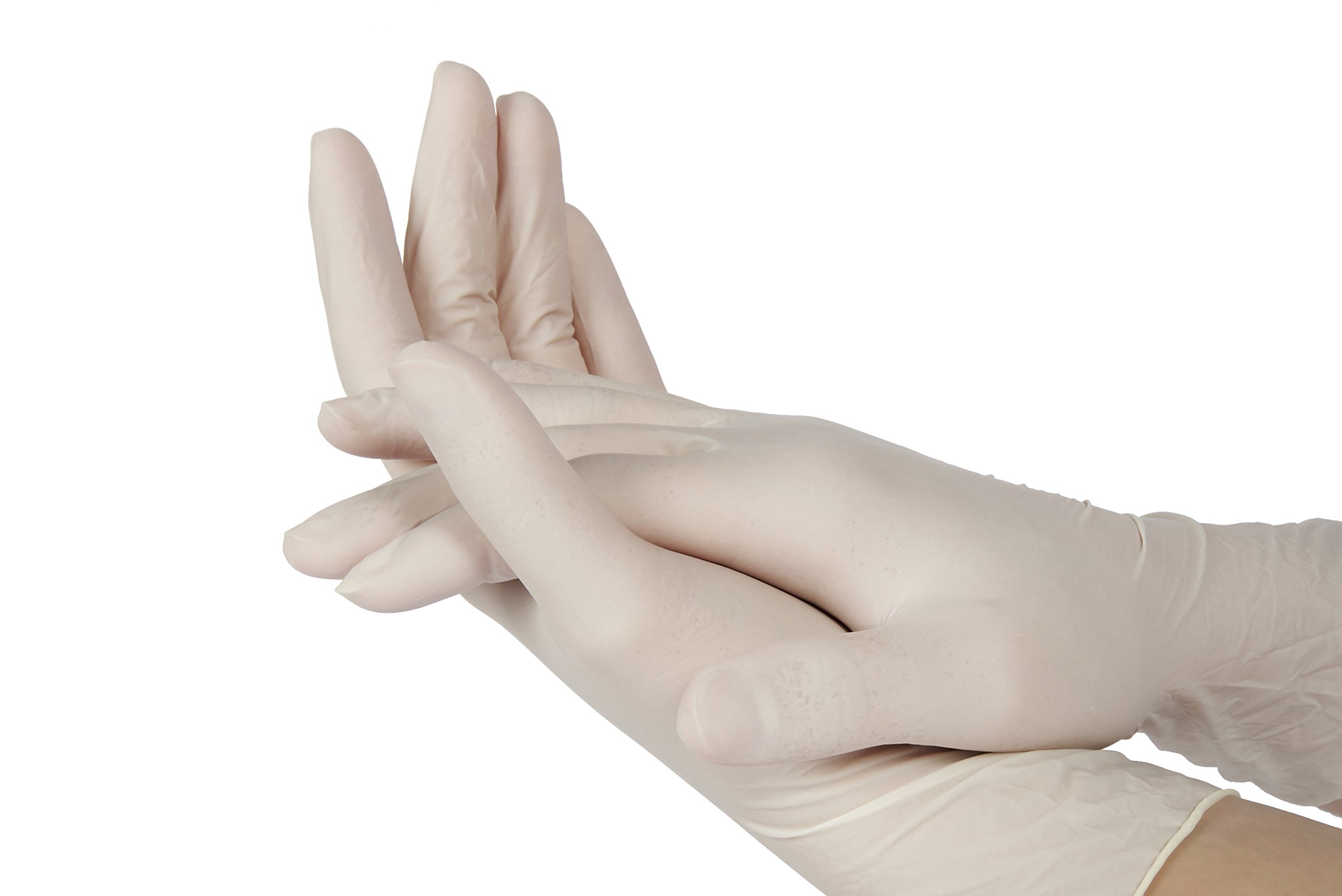 Perfetto Latex Gloves Pack of 100 Pieces Perfect Small Powder, Bianco, One Size