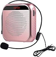 Vista 11 de Amplificador de voz portátil para profesores, micrófono recargable para profesores, amplificador de altavoz pequeño con micrófono con cable, sistema