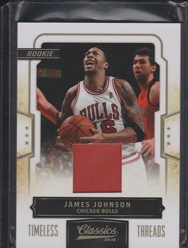 2009 Panini Classics James Johnson Bulls 32/265 Rookie Game Used Jersey Basketball Card #174