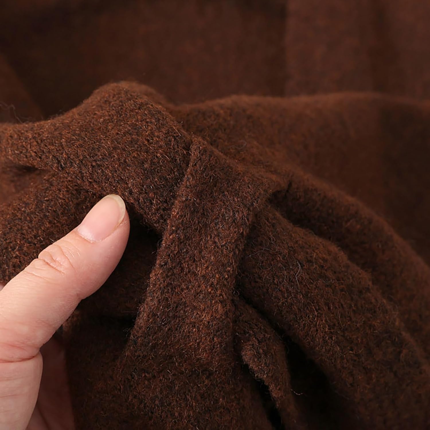 Pashmina Shawl Wraps for Women, Knitted Shawls and Wraps Cardigan Cape Wool Cashmere Shoulder Top Sweater Shawl Scarf - Image 2