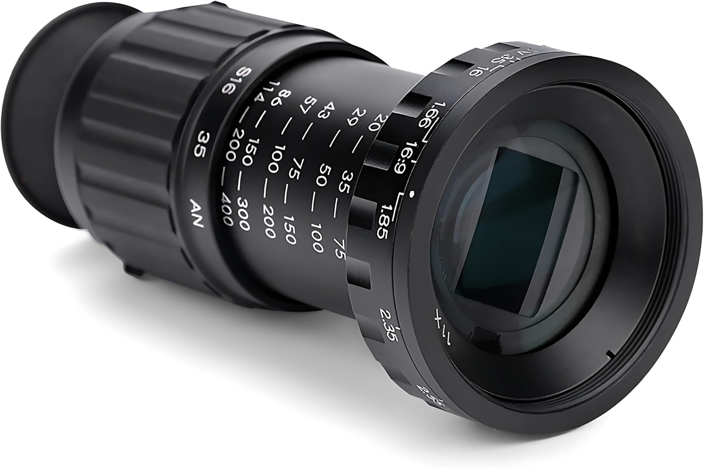 Directors Viewfinder, Acouto Director's Viewfinder VD-11X Professional Micro Director's Viewfinder with HD Multicoated Glass 11x Zoom Camera View Finder Phototgarphy Accessory Aluminum Body