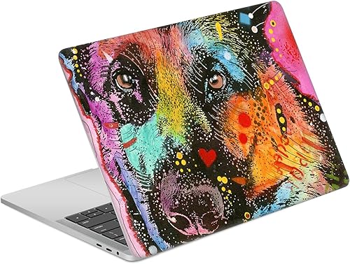 Head Case Designs Officially Licensed Dean Russo Pastor Alemán Animals Matte Vinyl Sticker Skin Decal Cover Compatible with MacBook Pro 133 A1708