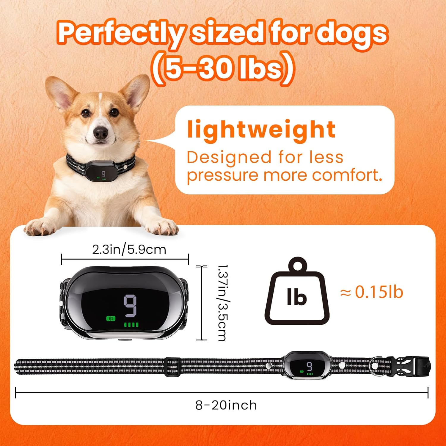 Small Shock Collar for Small Dogs，1300FT Dog Training Collar with Remote，3 Channels - IP67 Waterproof Rechargeable, Beep, Vibration, Safe Shock for Small & Medium Dogs(5-30Lbs，Black)