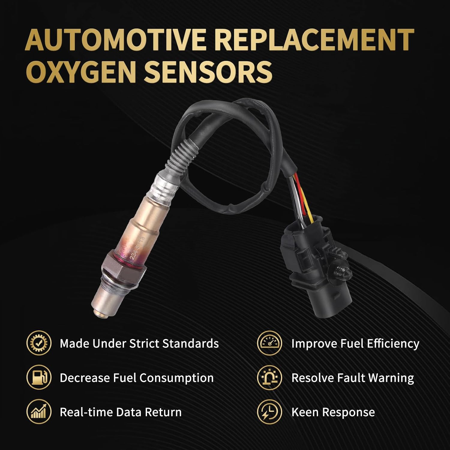 Oxygen O2 Sensor 234-5113 Upstream Replacement for Ford for F150 Escape Explorer Expedition Flex Focus Fusion Taurus, for Mustang, for Lincoln MKC, for Mazda Tribute, for Mercury Mariner 1PC