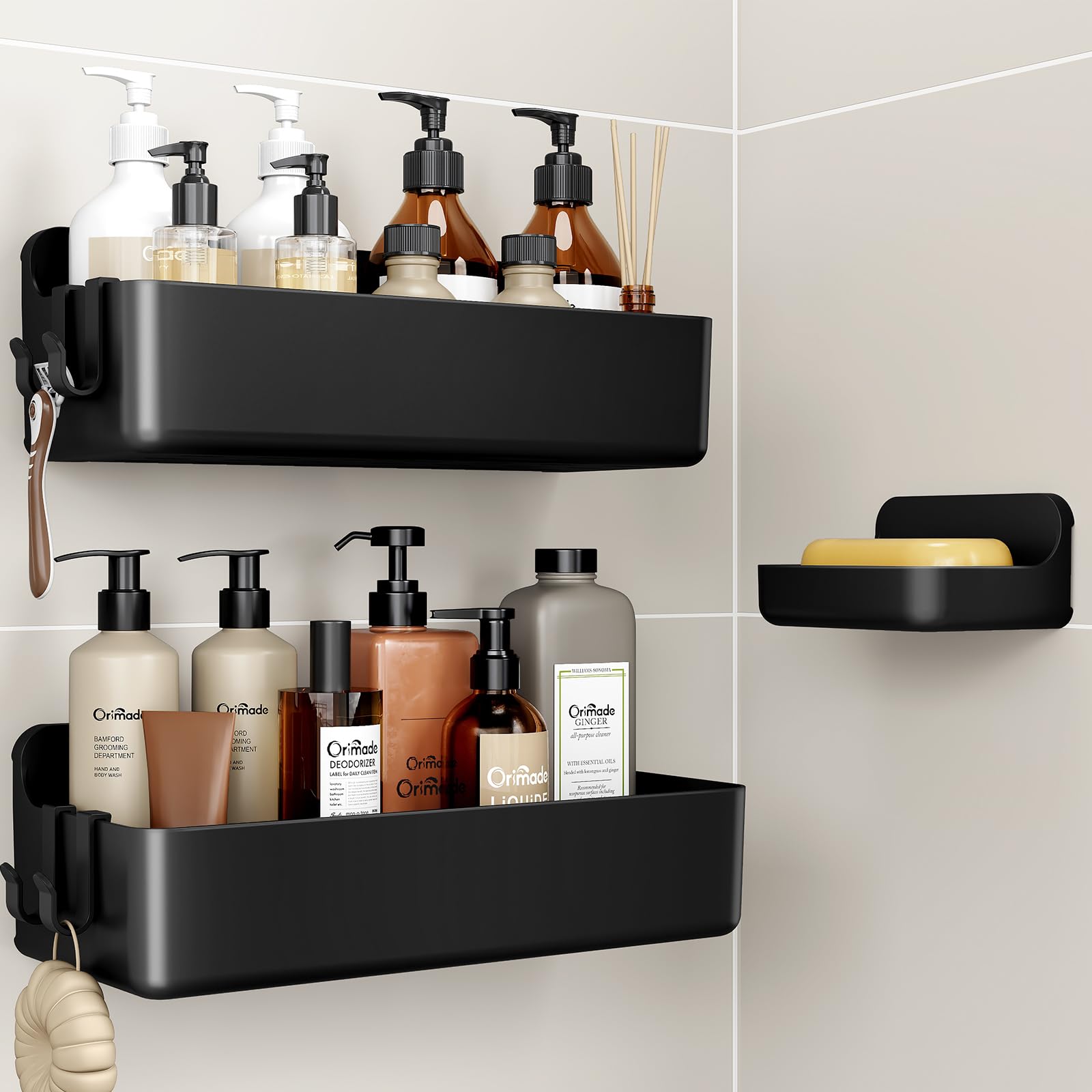 Étagère de douche sans perçage pour moderniser et ranger votre cabine