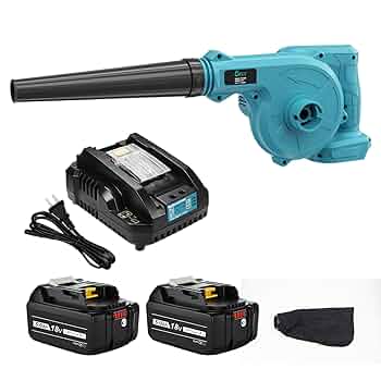 A マキタ 互換 ブロワー 赤 +BL1820 ×1+ DC18RC セット Longsafe マキタ makita 互換 充電式 ブロワー + 18V BL1820