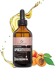 Caraway Certified Organic Apricot Kernel Cold Pressed Oil -118ml / 4 Oz | 100% Natural Anti-Aging Solution For Smooth And Youthful Skin, Stretch Mark Reduction, And Improves Skin Tone