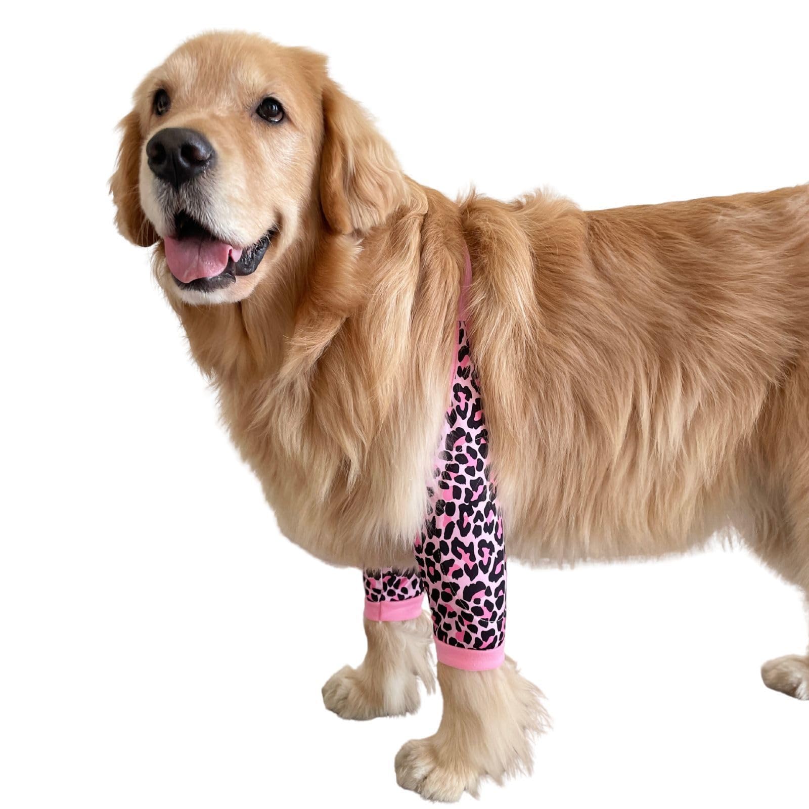 Manchon de convalescence pour chien avec bande élastique pour articulation blessée L