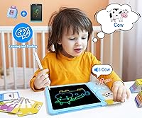 Vista 3 de Rylai Juguetes para Niños Pequeños Tarjetas Flash Parlantes, Recursos de Aprendizaje de Kindergarten 510 Palabras Visuales con Tableta de Dibujo