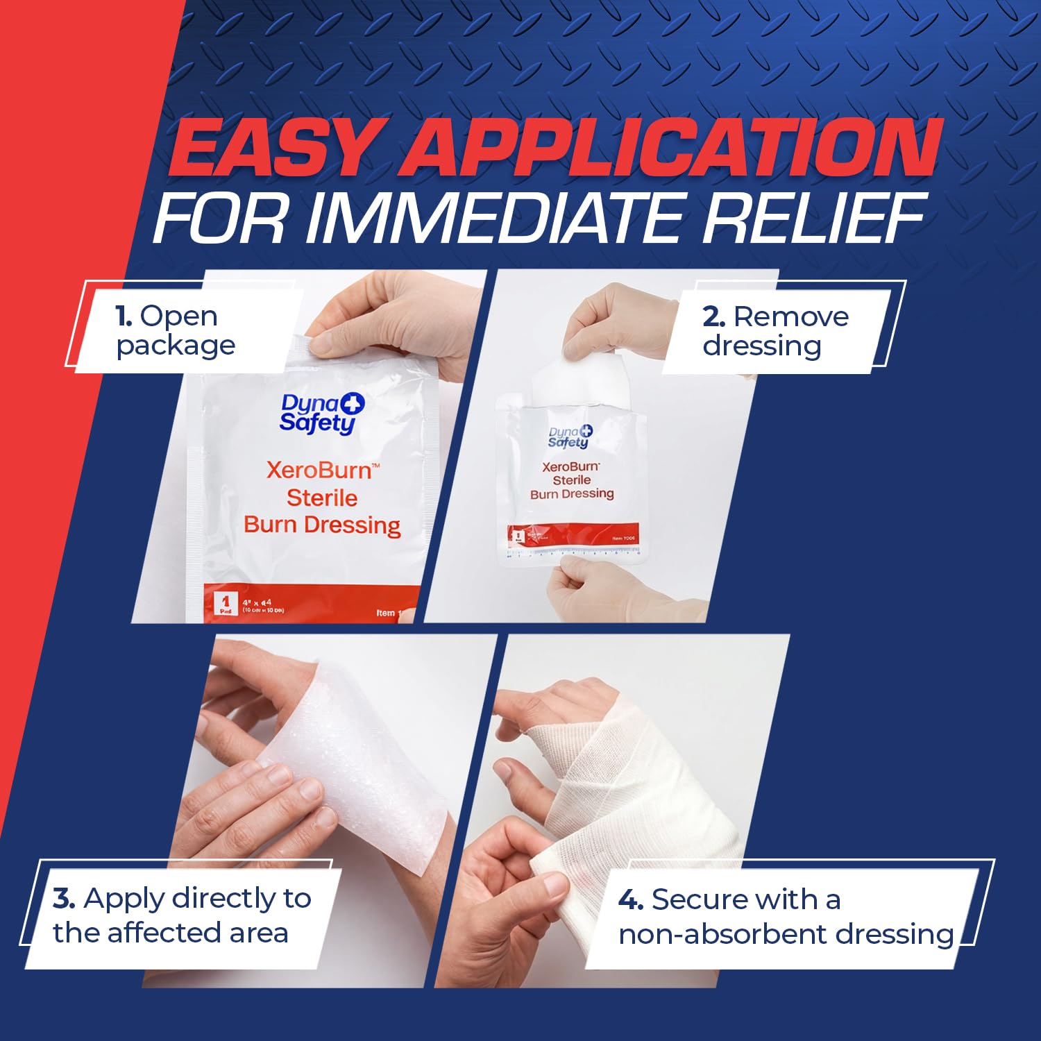Amazon.com: Dynarex DynaSafety XeroBurn Sterile Burn Dressings