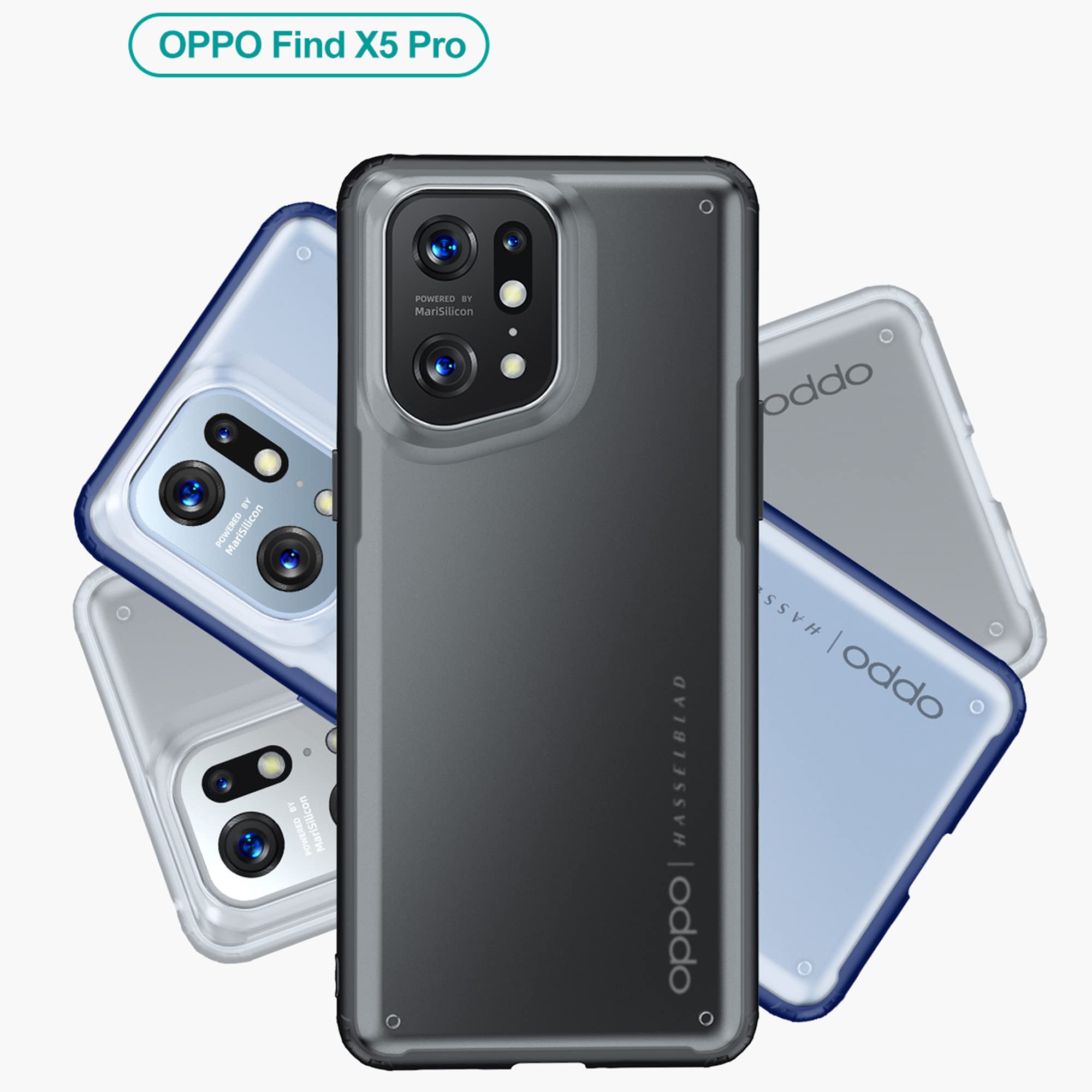 ESTH TPU Hülle Für Oppo Find X5 Pro – Stoßfest, Schlank, Mit Kameraschutz & Unterstützt Kabelloses Laden