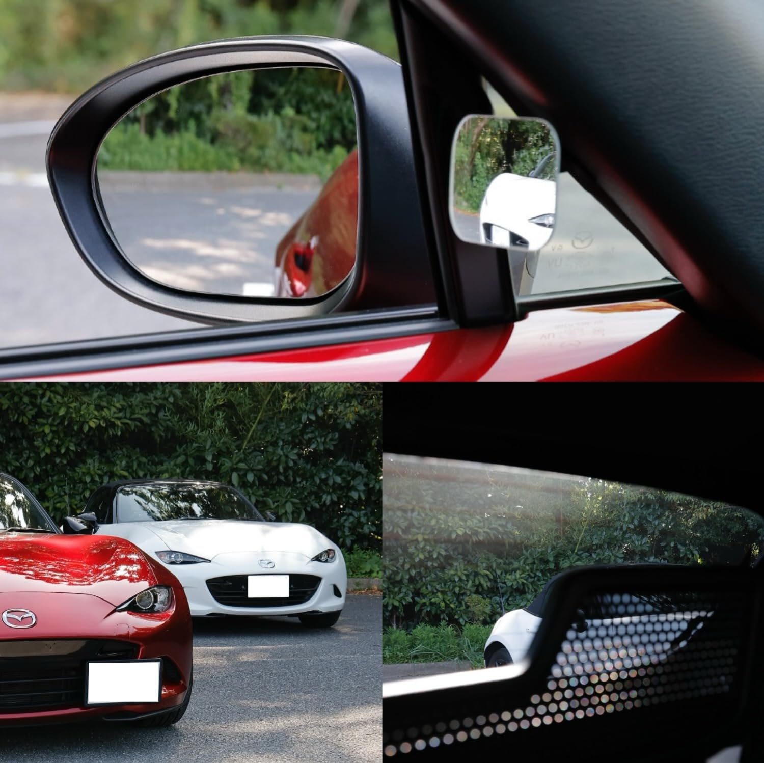 Amazon | 【SRFdesign】Pillar Mirror ピラーミラー NDロードスター
