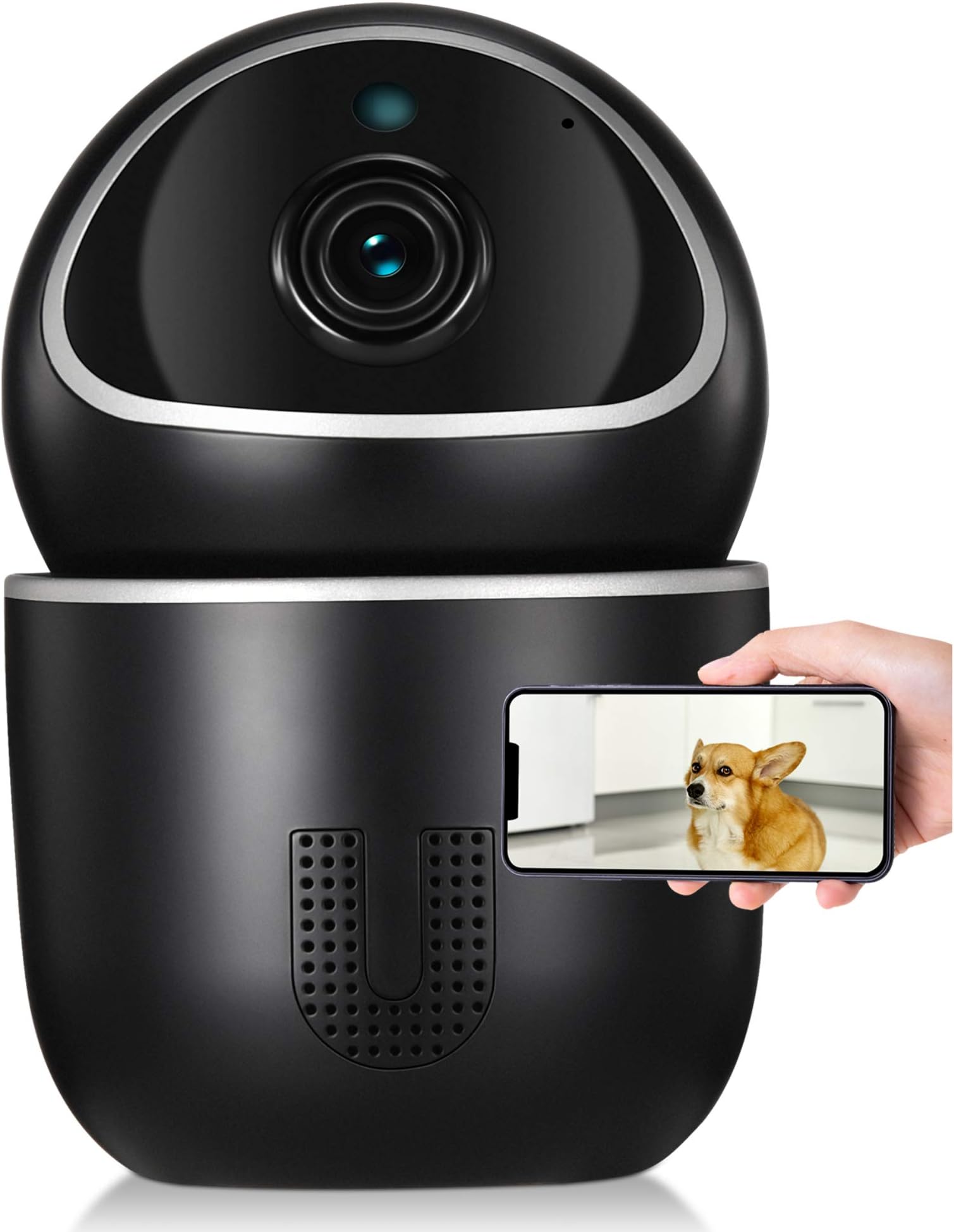 Pet Indoor Security Camera - Ucam IoTeX. Home Security Camera with Motion Detection/Night Vision/2-Way Audio. Blockchain Authorization, 100% Data Privacy, Amazon Cloud & SD Storage