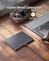 ProtoArc T1 USB Érintőpad Windows 11/10 Rendszerekhez - Vékony, Hordozható Touchpad Többujjas Vezérléssel, Laptophoz és Asztali Számítógéphe 6