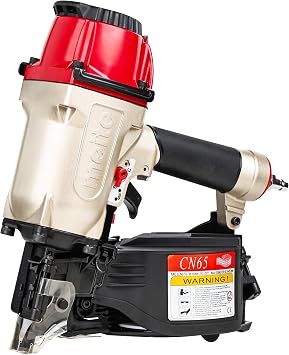 meite CN65 Coil Nailer Pneumatic Nail Gun for 15 Degree 1-1/2 to 2-1/2
