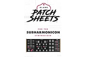 Moog Subharmonicon Blank Patch Sheet Notebook: Perfect for Patching Productivity