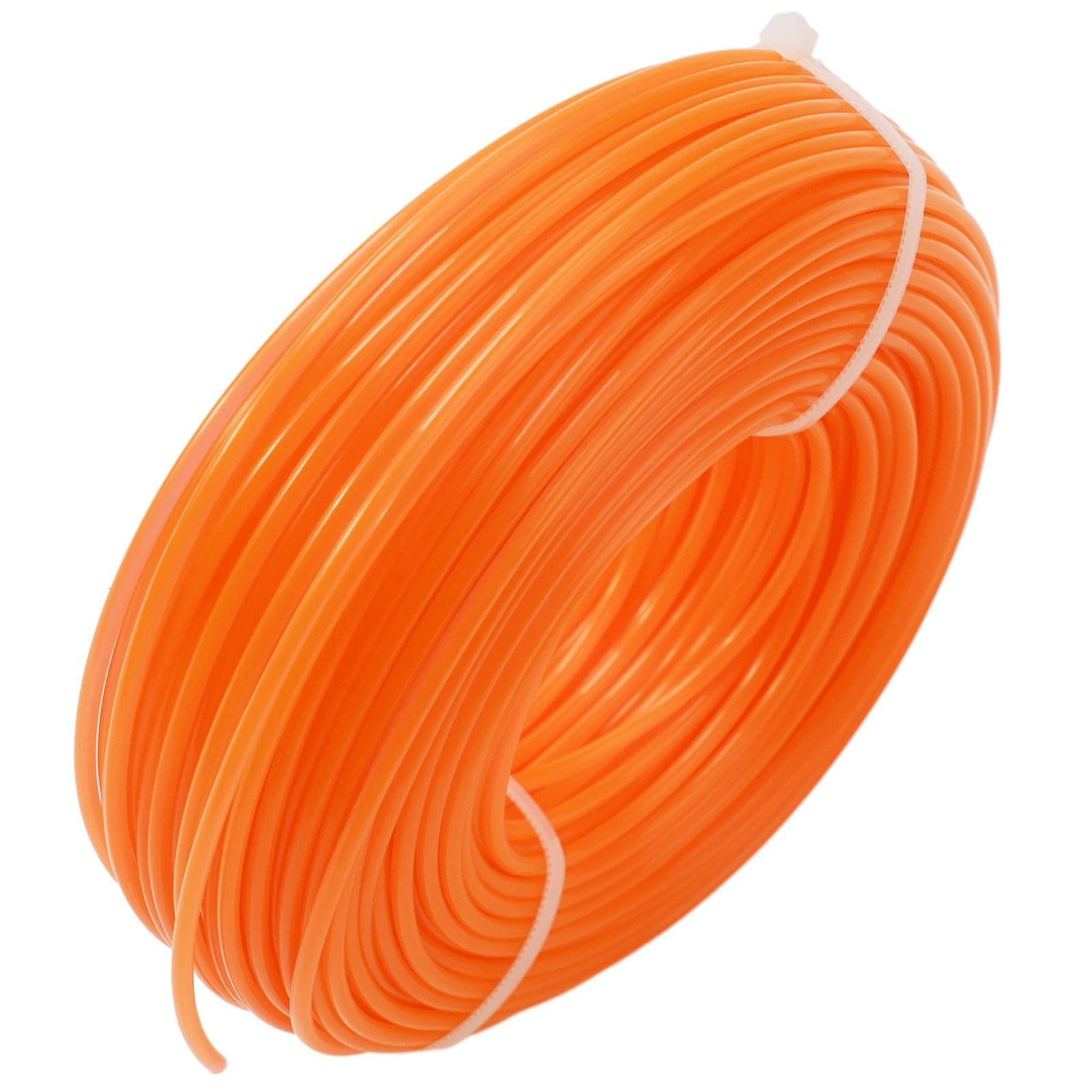 Bobina di filo rotondo in nylon, 2,4 mm x 50 m, per decespugliatore TrimCut 50-2 41-2 40-2 51-2 30-2 31-2 e SuperCut 10-1 2-1 20-1 40-2 2-2 20-2