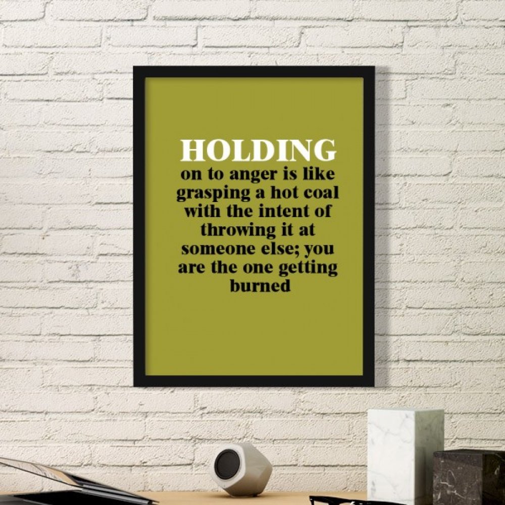Citation de Bouddha Cadre Photo en Bois Cadeau Spirituel DIYthinker