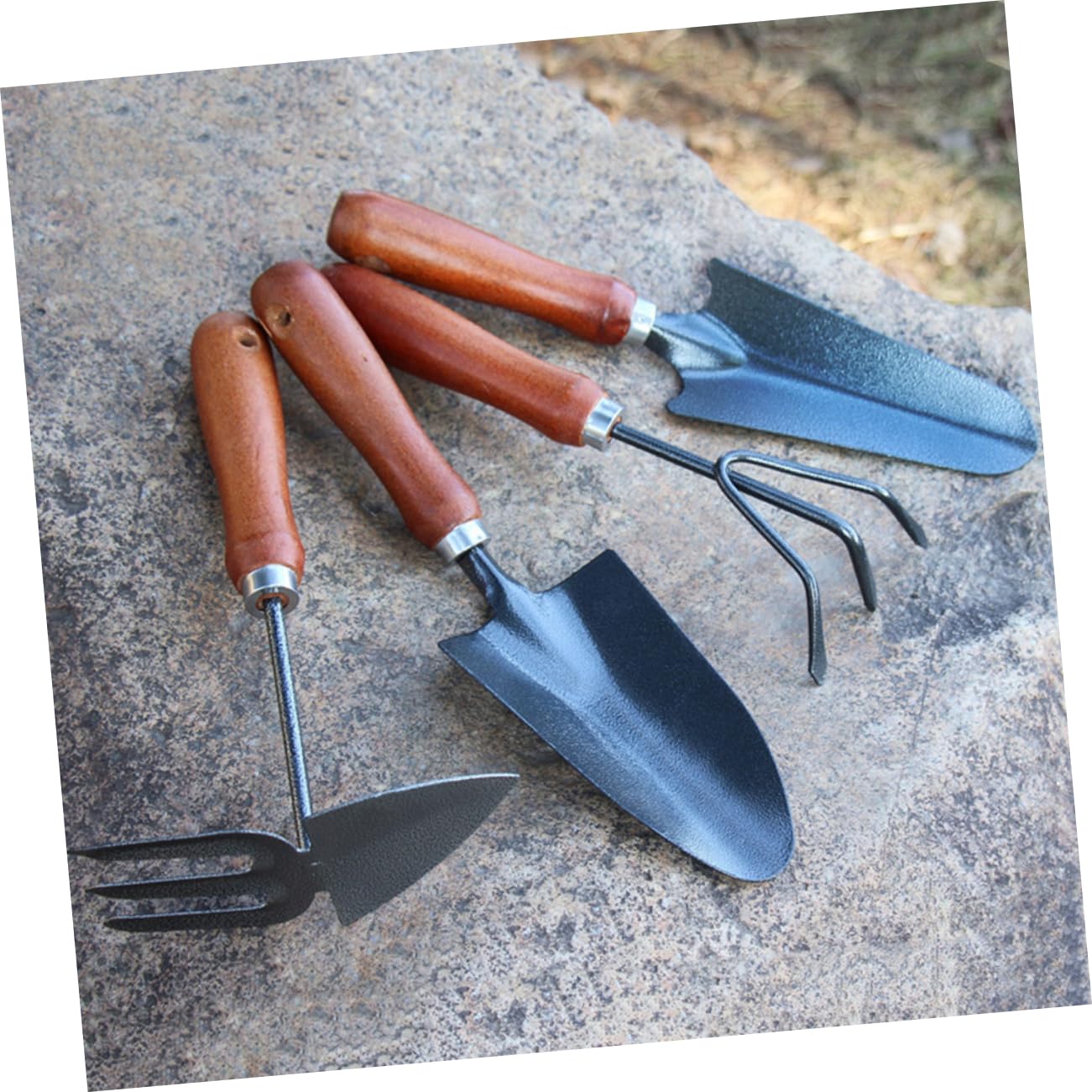 3 Ensembles Outils De Jardinage Mini avec Manche Ensemble De Truelles Épaissi pour Amateurs De Jardinage pour Transplanter Et Fleurs Et Légumes 4 Pièces * 3