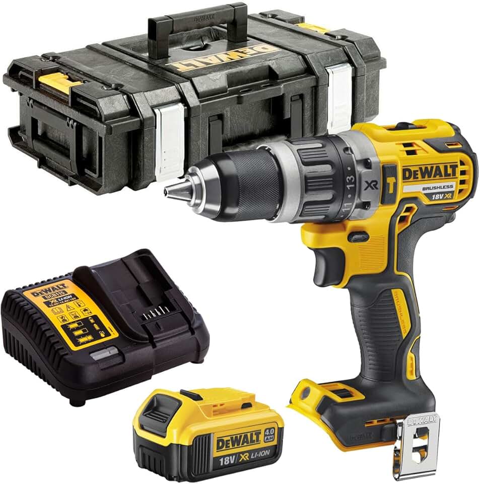 DCD796N 18V Brushless Combi Drill 1 x 4.0Ah Battery Charger 