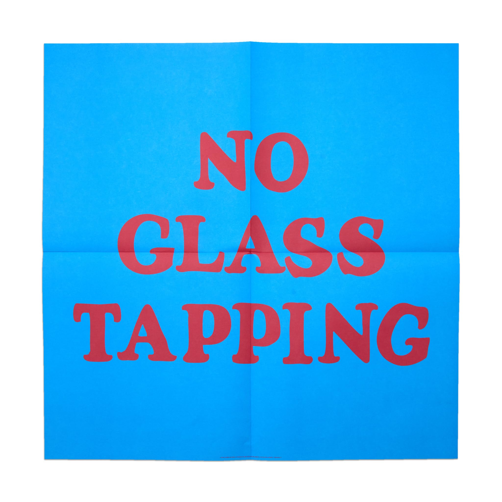 DON'T TAP THE GLASS